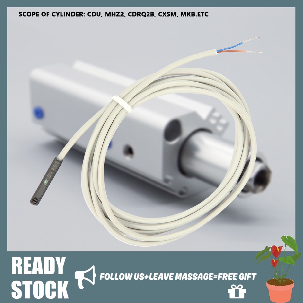 Magnetischer Zylindersensor D-A93 - Für SMC Pneumatikzylinder CDU, MHZ2, CXSM
