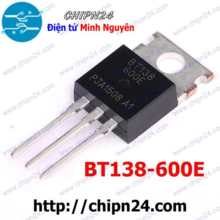 Produktbild von Chanzon 10 Stück BT138-600 Triac – TO-220, 12 A, 600 V, Für Elektronik-DIY Und Haushaltsgeräte