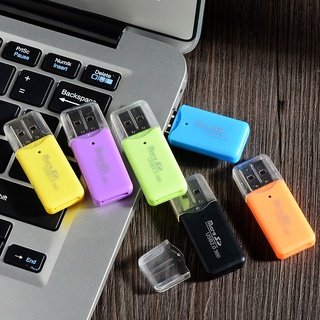 Thẻ Nhớ Có Sẵn Bằng Nhựa Đầu đọc Thẻ Nhớ Di động Mini TF Micro SD USB 2.0 Truyền Tốc độ Cao Tất Cả Trong Một Feelnature