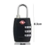 FANIELLAPOWELL Kết Hợp Khóa Du Lịch Vali Locker Túi Duffle 3 Vị Trí Khóa Đặt Lại