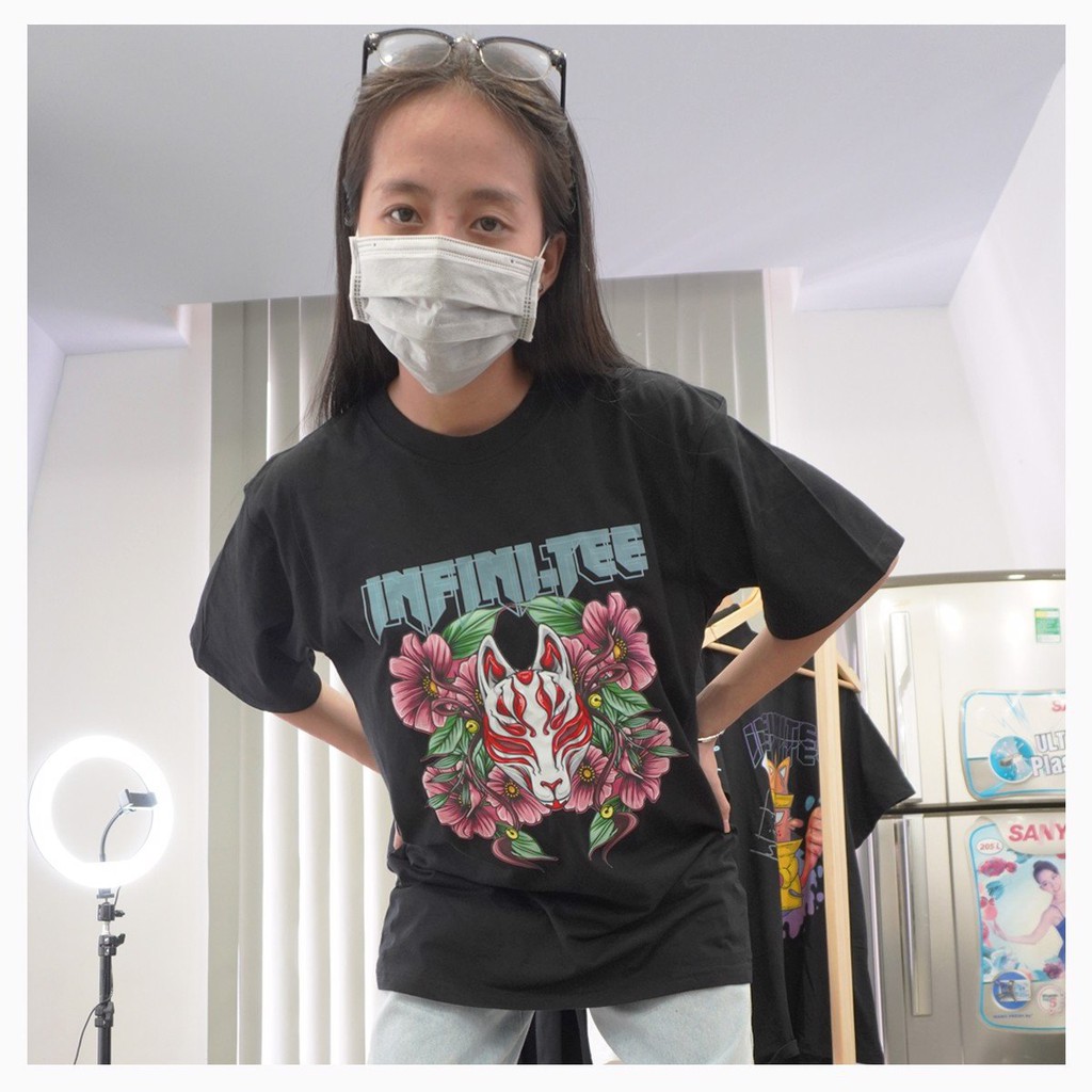 Áo thun INFINITEE Fni0883, Thun 100% Cotton - form rộng Unisex.