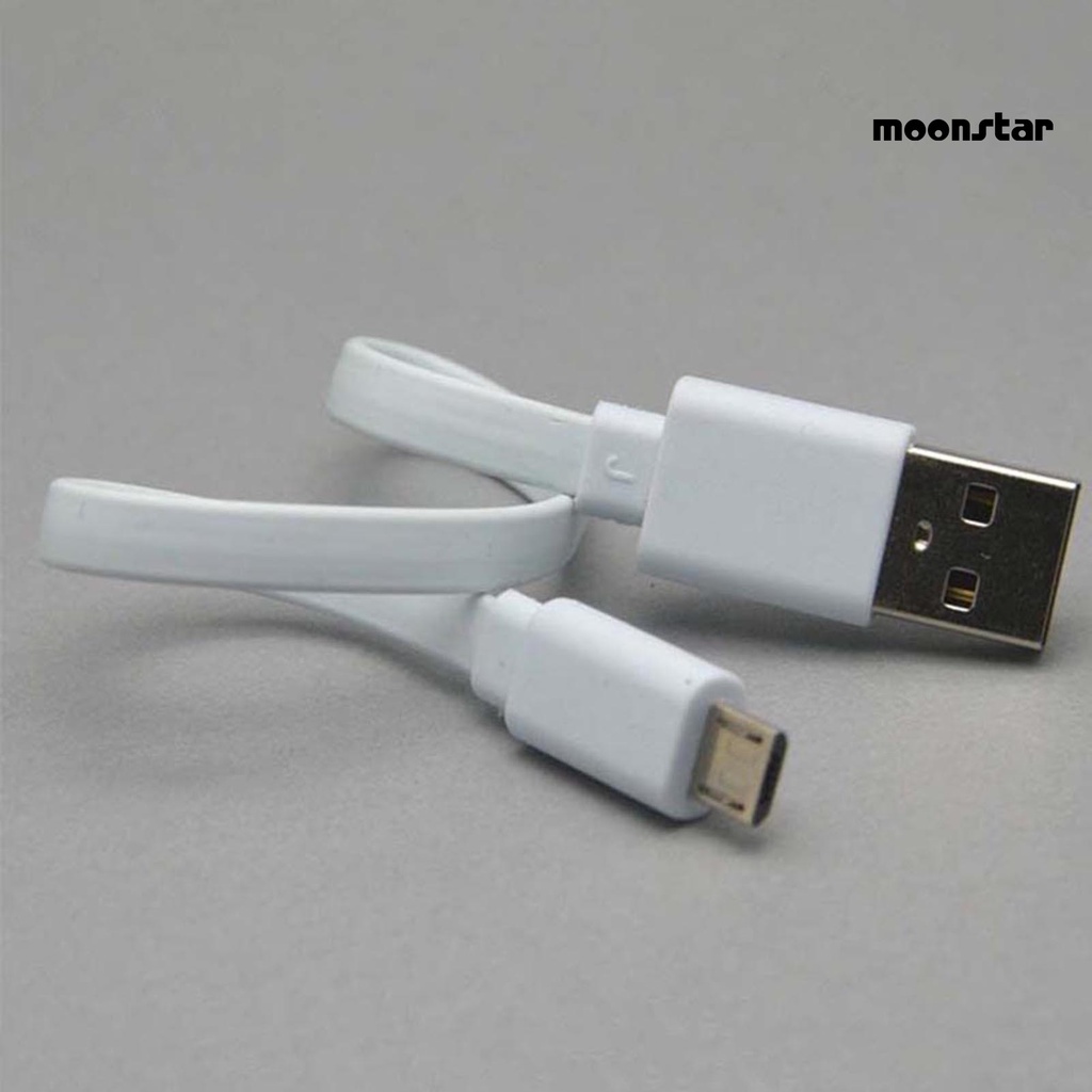 Cáp sạc MR Sạc siêu ngắn ổn định Dây sạc cáp Micro USB phẳng 20cm cho điện thoại