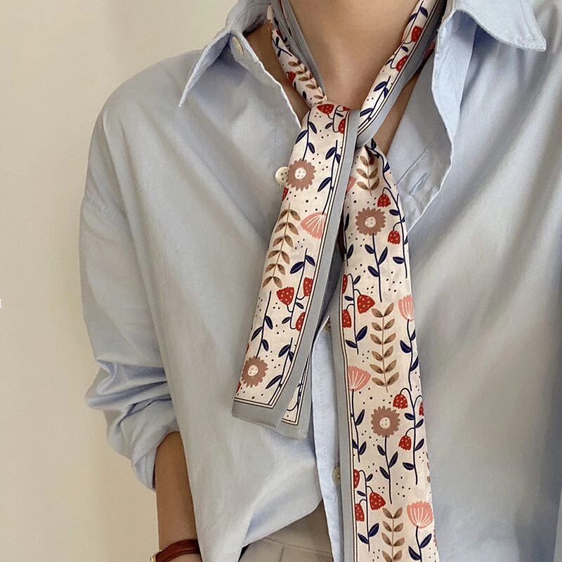 Ảnh Khăn Lụa Khổ Nhỏ Xinh Xắn JAPANSILK, đa dạng mẫu mã cao cấp, sang trọng 1