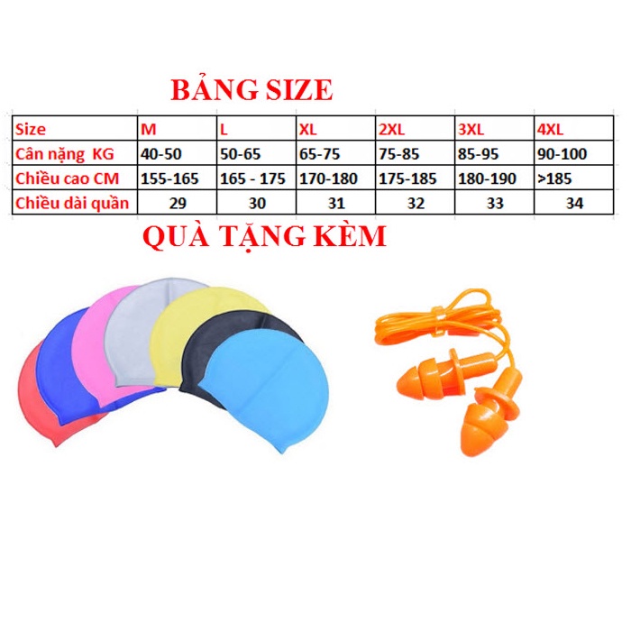 Mô tả Quần bơi nam Cleacco diamond chất liệu polyester spandex BORO SPORT - 1