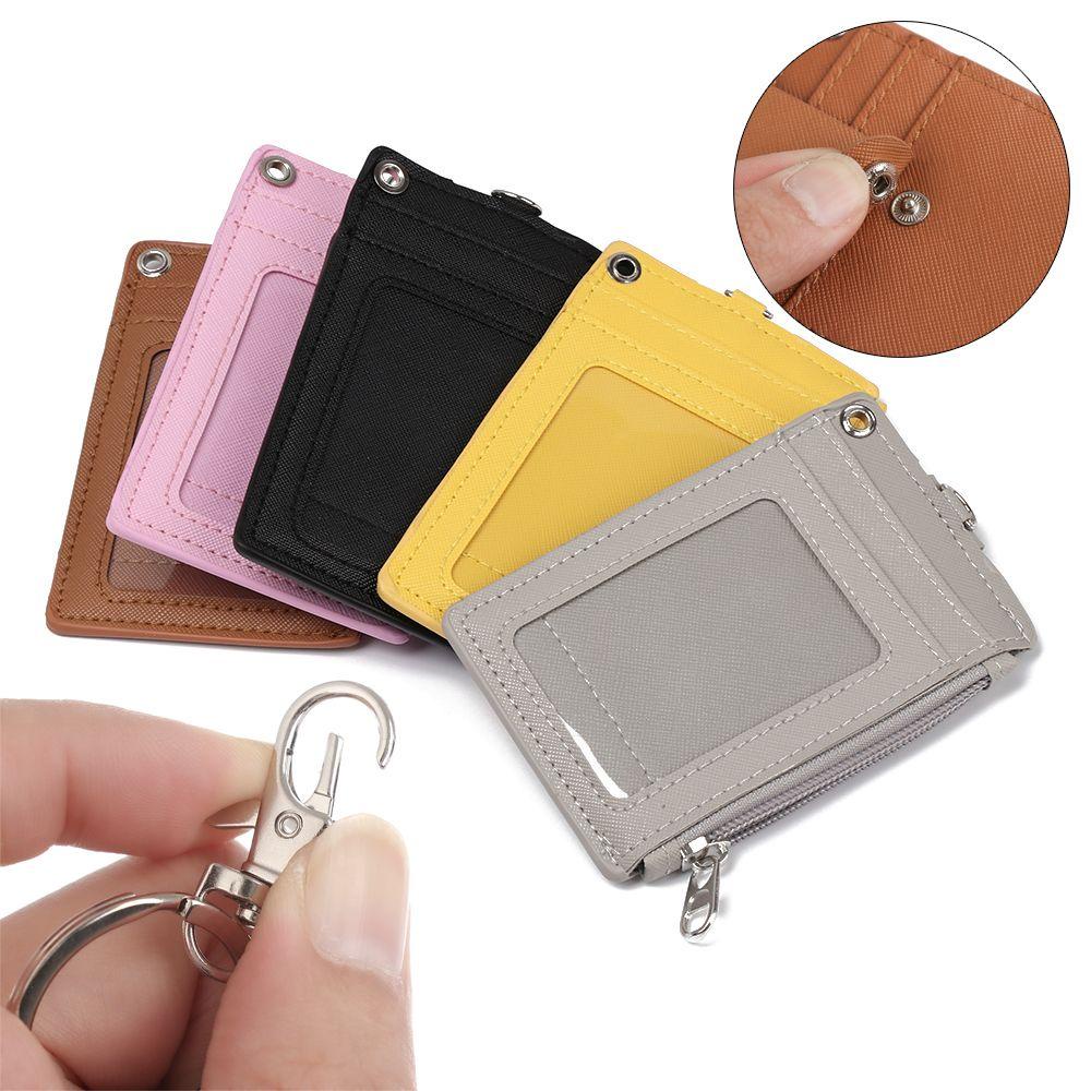 [Vận chuyển nhanh] Hộp đựng thẻ ID MINIMALY Bao đựng thẻ xe buýt Ví da PU