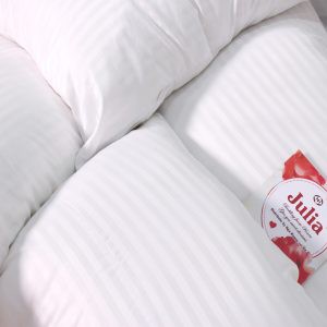 Ruột Gối Nằm Hữu Cơ Lông Vũ JULIA Hàn Quốc Micro Fiber Siêu Mềm Thấm Hút 2 Kích Cỡ RNM
