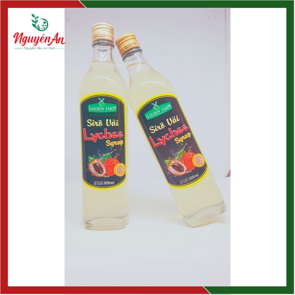 SIRÔ GOLDEN FARM VẢI 520 ML | Shopee Việt Nam