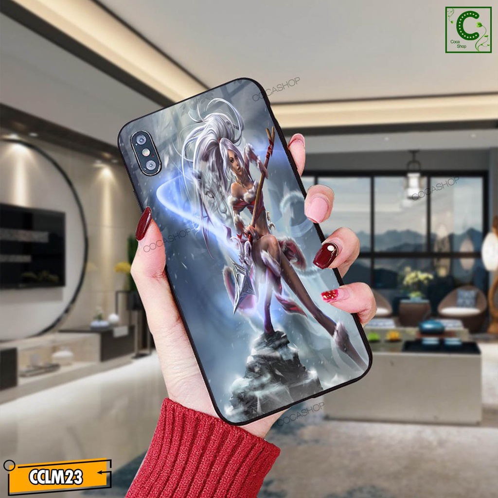 Ốp lưng iphone mặt kính in hình siêu nét  - Nhân vật tóc xám khói - 6/6plus/6s/6splus/7/7plus/8/8plus/x/.....