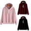 Áo Hoodie Hip-hop Unisex Nam Nữ Áo Chui Đầu Thời Trang Màu Trơn Cho Thanh Thiếu Niên