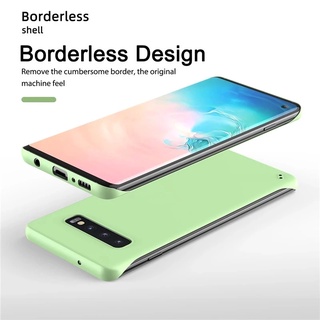 Ốp Điện Thoại Không Khung Mỏng Cho Samsung Galaxy S23 Ultra S21 S22 S20 FE Note 20 22 Ultra 10 Plus S22 Plus Màu Kẹo PC Cứng Mờ T03