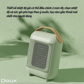 Máy sưởi gốm Doux DX-1333 công nghệ mới tiết kiệm điện năng, an toàn tiện lợi | Minizon Kids