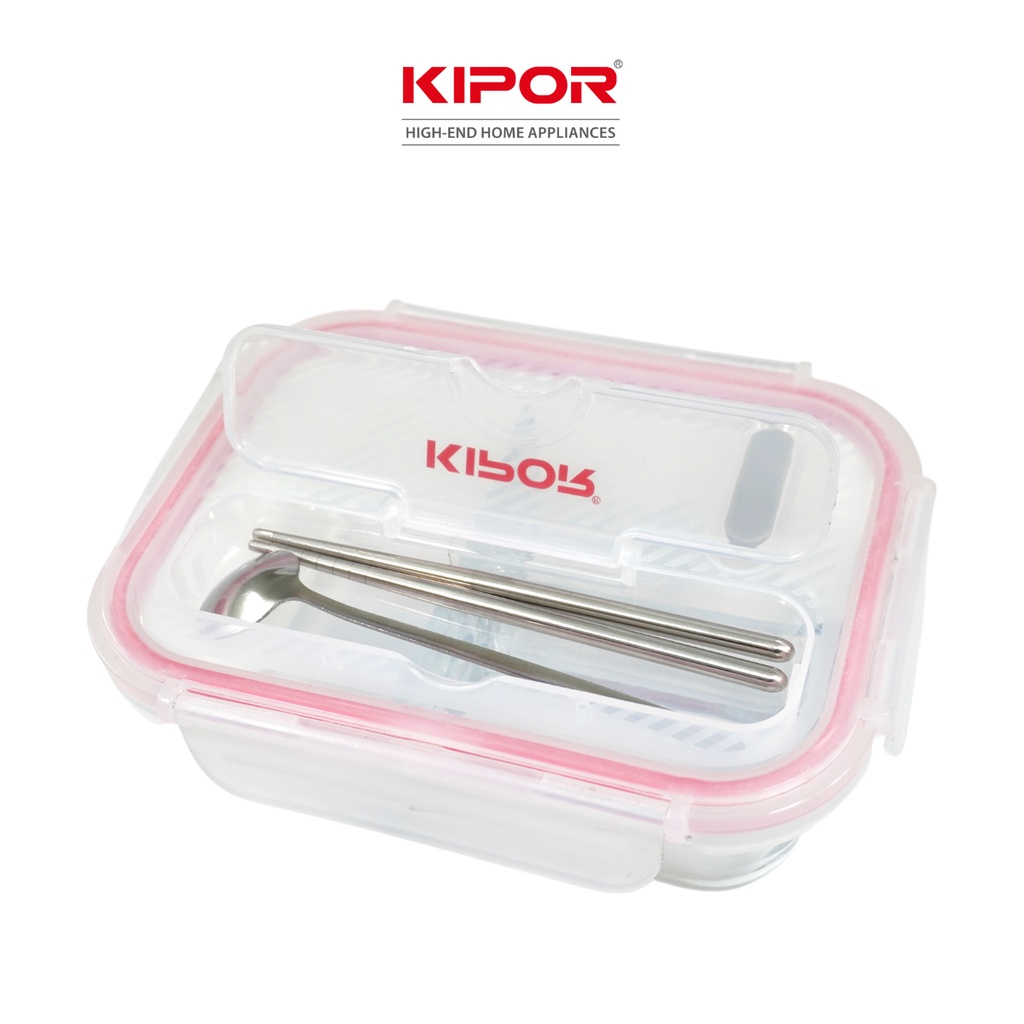 Ảnh Hộp cơm văn phòng KIPOR KP-HC01 - Thuỷ tinh cao cấp dùng được trong lò vi sóng - Chống tràn, tiện lợi - Hàng chính hãng 2