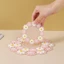 DWEL Hoa Cúc Cách Nhiệt Thảm Cách Nhiệt Placemats Miếng Lót Ăn Bát Miếng Lót Cốc Thảm Bàn Đệm Chống Trơn Trượt Đế Lót Ly