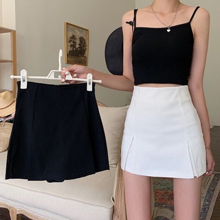 Phiên Bản Hàn Quốc Size Lớn Váy Đen Nữ Mùa Hè Gợi Cảm Cắt Quần Váy Không Đều Cao Cấp Ôm Hơn Nhìn Váy Ngắn