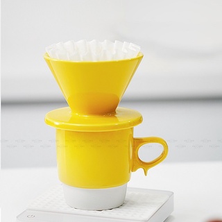 VolcanoPhễu Pour over V60 01 sứ Hasami Nhật Bản Cafede Kona