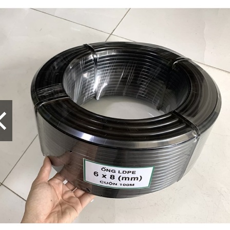 20Met- 40Met Dây PE 8mm, Ống Nhựa Phun Sương Nhựa Nguyên Sinh 100% Tưới phun mưa