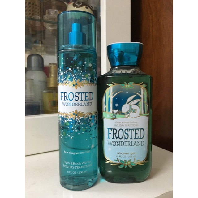 Bath and Body outlet Works Frosted Wonderland set