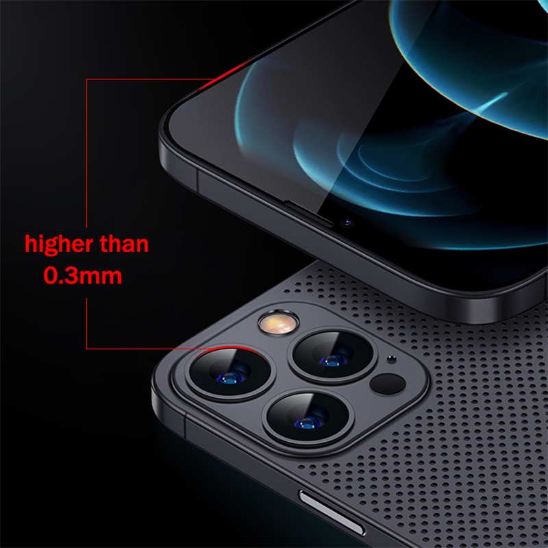 Ốp Điện Thoại Lenuo Siêu Mỏng Thoáng Khí Chống Sốc Cho Iphone 13 Pro Max 14 15 16 11 Pro Max 14 Plus 12 Pro Max - ảnh 4