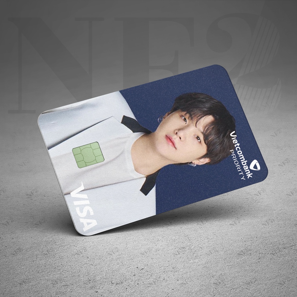 Miếng Dán Trang Trí BTS x PLD - Decal Sticker Thẻ ATM (Thẻ Chung Cư, Thẻ Xe, Debit, Credit) NF2