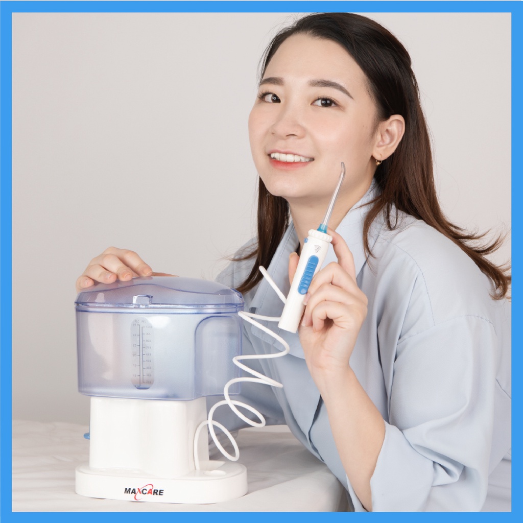 Ảnh Máy tăm nước gia đình Maxcare Max456L Nhật Bản - Tặng 11 đầu tăm nước - BH chính hãng 12 tháng 2