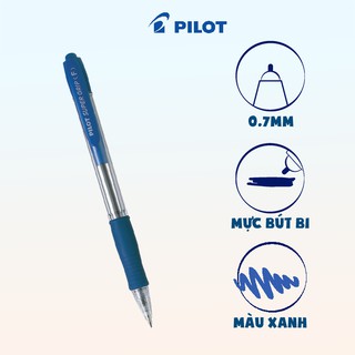 Bút bi Pilot Super Grip tip ngòi 0.7mm