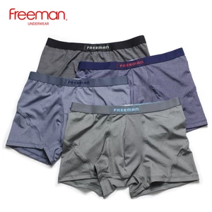Quần boxer nam chất liệu thun lạnh cao cấp, co giãn tốt, thiết kế thời trang trẻ trung Freeman [Combo 4] 6529