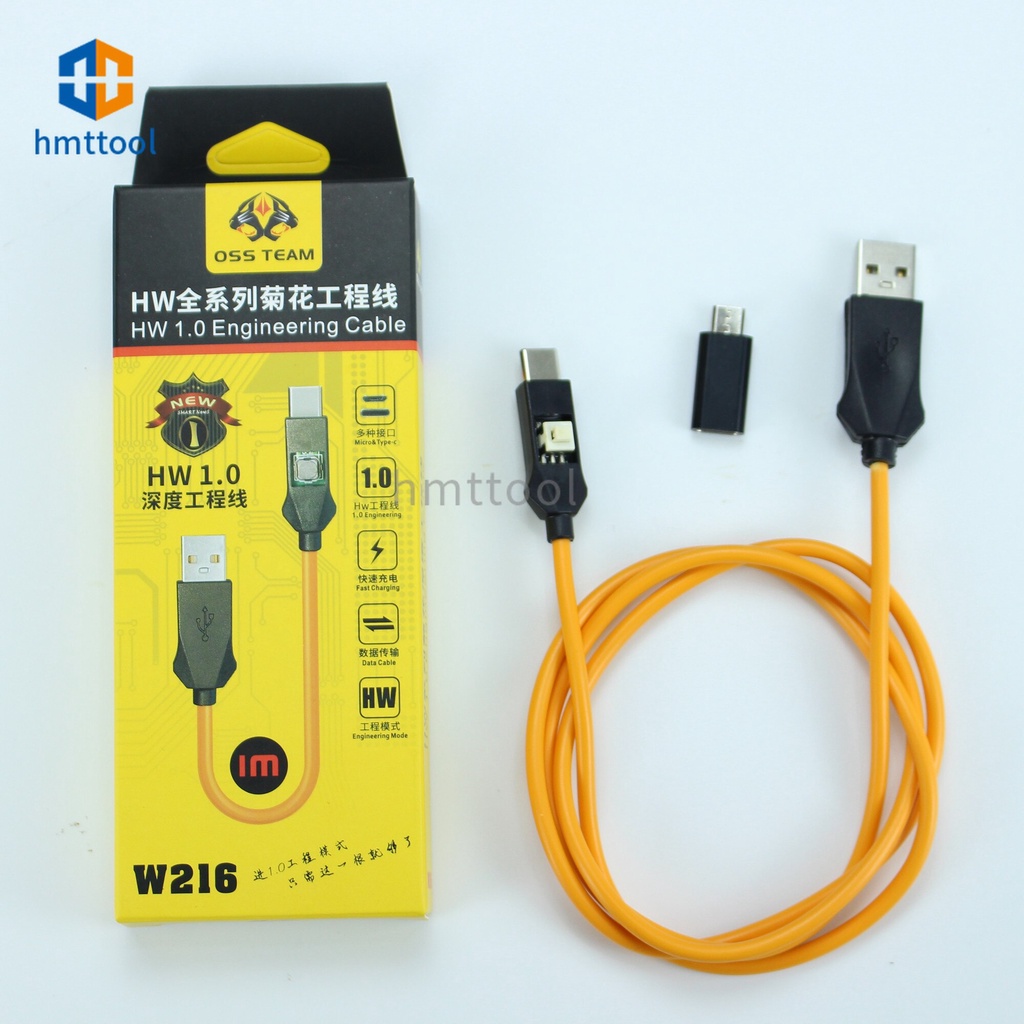 Cáp kỹ thuật HW USB 2.0 để sửa chữa điện thoại Huawei Giải quyết vấn đề cổng USB1.0 mà không cần tháo gỡ phông chữ