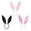 YOI Thỏ Tai Đầu Thỏ Tai Băng Đô Quấn Tóc Rửa Mặt Thỏ Cosplay Satin HairHoop