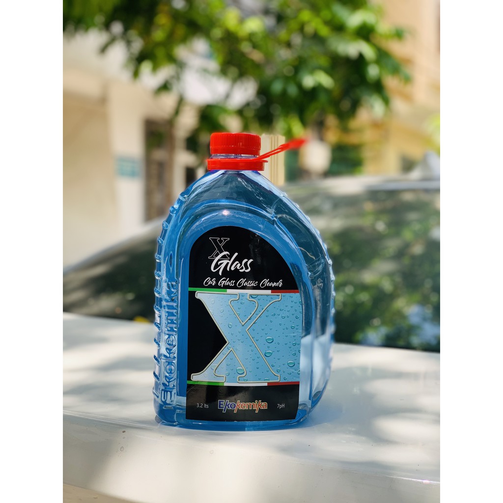 NƯỚC RỬA KÍNH Ô TÔ XGLASS CLASSIC THƯƠNG HIỆU EKOKEMIKA DUNG TÍCH 3.2L