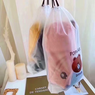 10 Đôi Tất cổ ngắn nữ hình gấu phong cách Hàn Quốc, vớ nữ chất liệu cotton thoáng mát