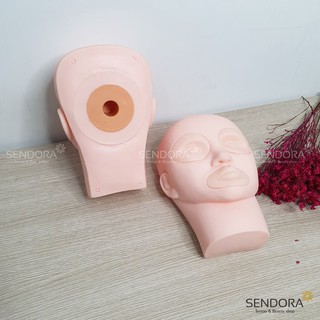 Đầu manocanh học phun xăm, nối mi, massage