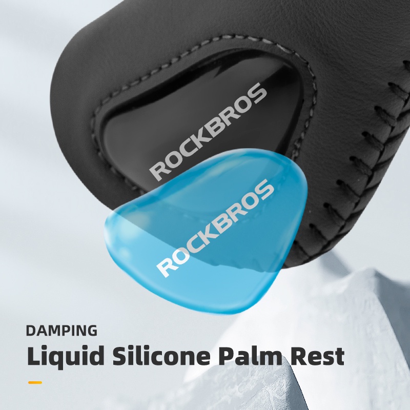 Rockbros Tay Lái Xe Đạp Silicone Khóa Đôi - Chống Trượt và Giảm Shock