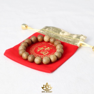 Vòng Tay Trầm Hương Rừng Loại 2 Tròn Đơn 8mm/10mm/12mm/14mm Tuổi Trầm 10-15 Năm - Mộc Trầm Hương MTH