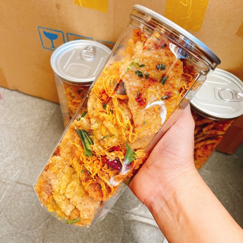 Cơm Cháy Chiên Mắm Lắc Khô Gà Lá Chanh - Hộp 300gr