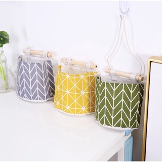 Túi Vải Vintage 1 Ngăn Treo Tường Decor Đa Năng, Đựng Đồ Cá Nhân, Đựng Đồ Dùng Trong Nhà Tiện Lợi 88276