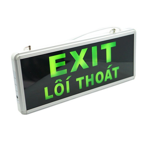 Đèn Exit 1 mặt có chữ lối thoát Đèn Exit 2 mặt có chữ lối thoát | Shopee  Việt Nam