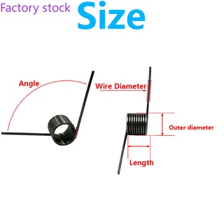 10 chiếc góc lò xo xoắn ốc hình chữ V   (đường kính dây 0.6mm đường kính ngoài 3 / 3.5 / 4 / 4.5 / 5 / 6 / 7 / 8mm xoắn ốc hình chữ V góc lò xo 60 / 90 / 120 / 180 độ (LXY-XDT-VN-w)