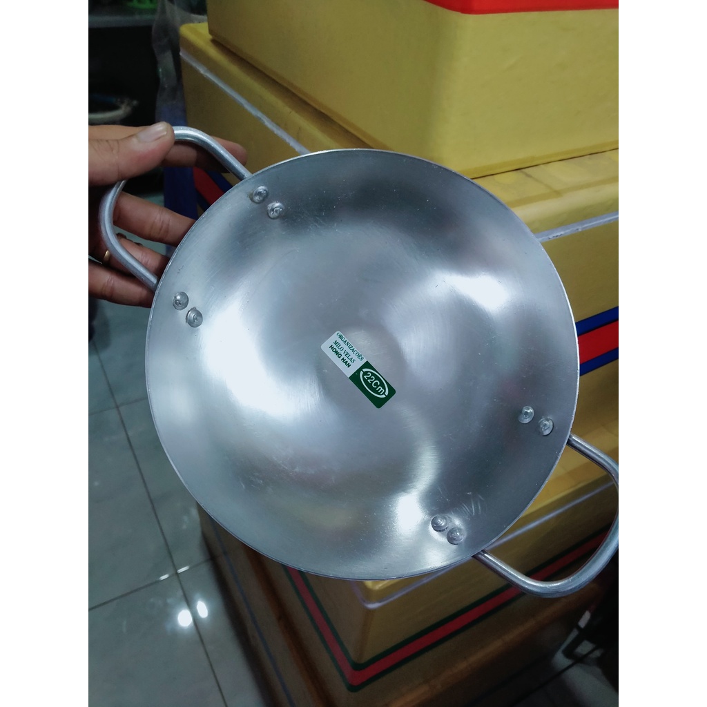 Chảo nhôm 2 quai đủ size cao cấp/Chiên chảo 2 quai bằng nhôm cho gia đình nhỏ thêm tiện lợi