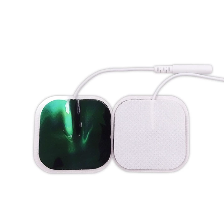 Salorie 4x4cm / 5x5cm Tấm điện cực cho hàng chục điện Máy châm cứu kỹ thuật số Máy mát xa cơ thể Máy kích thích cơ bắp – 7
