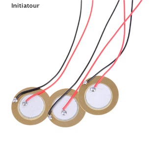 Bộ 10 đĩa cảm biến âm thanh Piezo 20mm + dây đồng chất lượng
