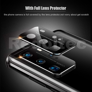 Ốp điện thoại OPPO A3 Pro 5G 360 Bảo vệ toàn bộ ống kính Vỏ kim loại từ tính OPPO A3Pro OPPOA3 Pro Mặt trước hai mặt kính mặt sau Vỏ điện thoại toàn thân có khóa