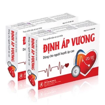 Định Áp Vương (ổn định huyết áp lâu dài, chống tai biến, hỗ trợ làm giảm lipid máu, giãn mạch, dưỡng tâm)