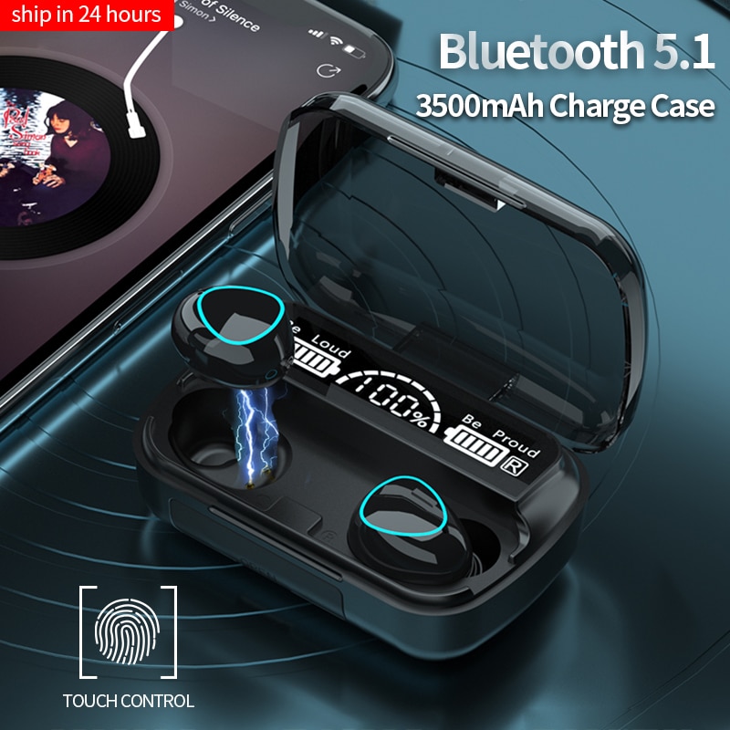 Ảnh Tai Nghe TWS Vitog M10 3500mah Kết Nối Bluetooth Không Dây Âm Thanh Nổi Điều Khiển Cả 2