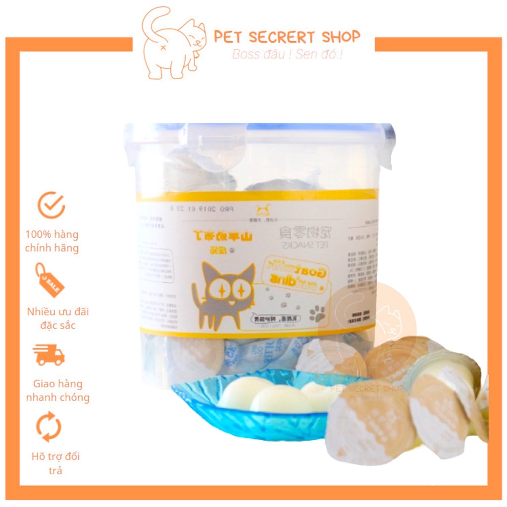 Thạch pudding sữa dê dạng liếm cho mèo | Shopee Việt Nam