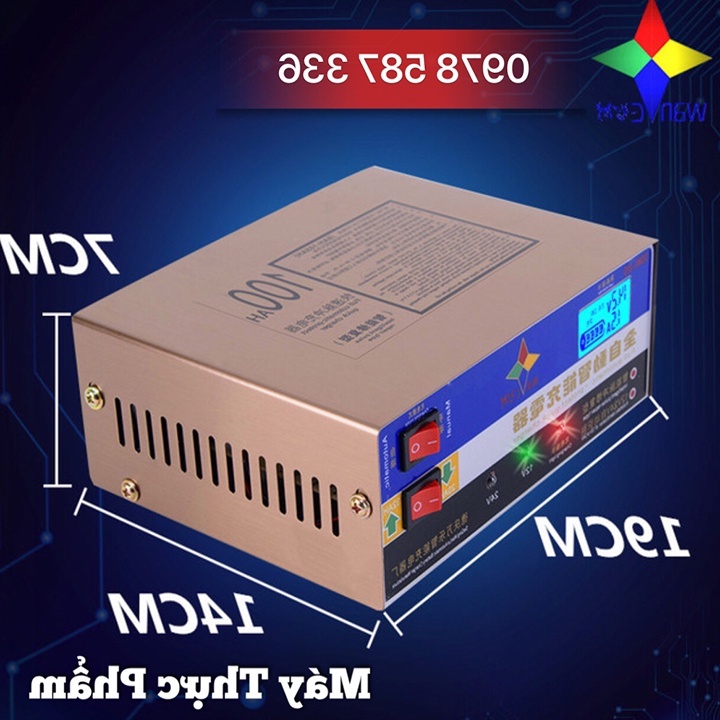 Máy sạc bình ắc quy 200Ah sạc thông minh tự ngắt khi đầy