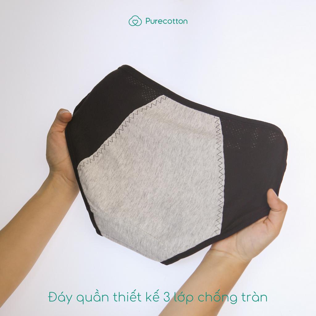 Ảnh Quần lót chống tràn nguyệt san Purecotton chống tràn kinh nguyệt Happy Moon PC031 3
