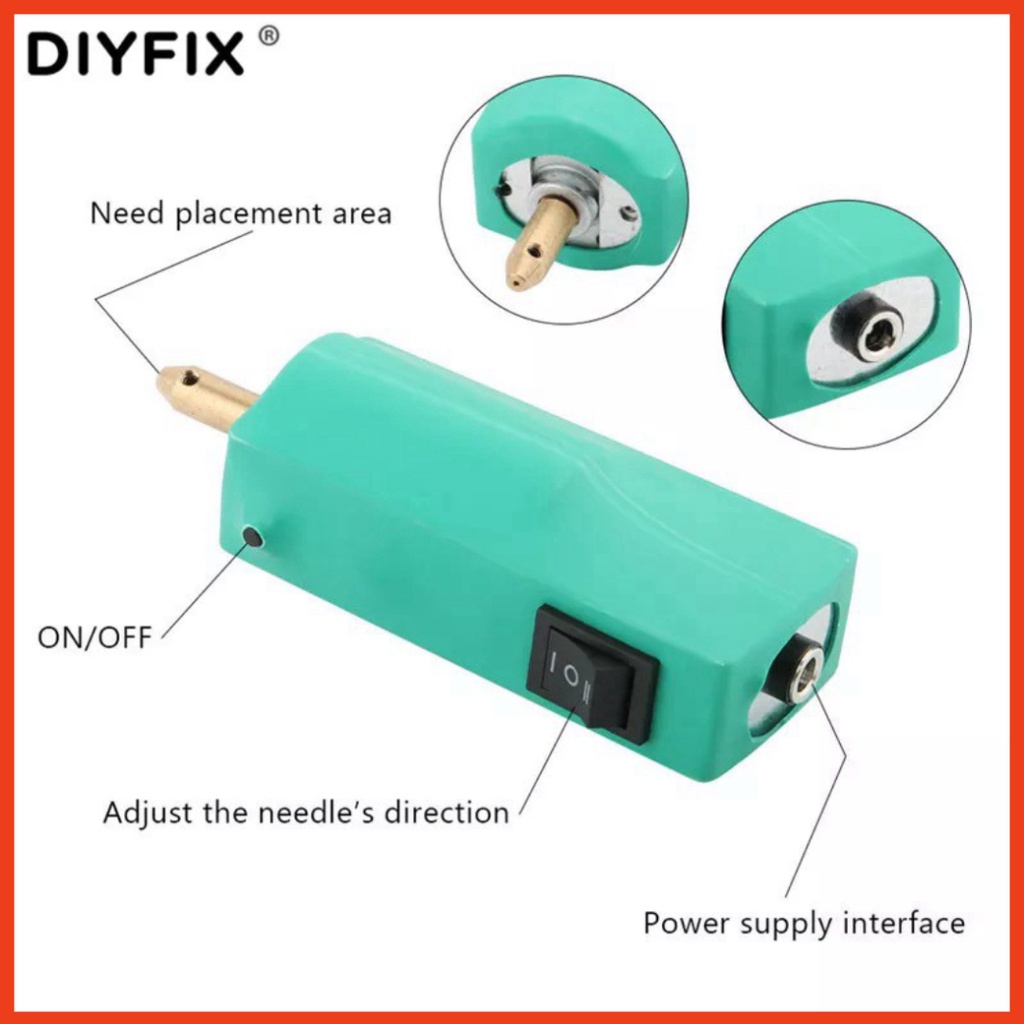 Máy cuốn keo vệ sinh keo màn hình, khung viền, pin E-FIXIT CJ9+ 5-12W/1A sửa chữa điện thoại