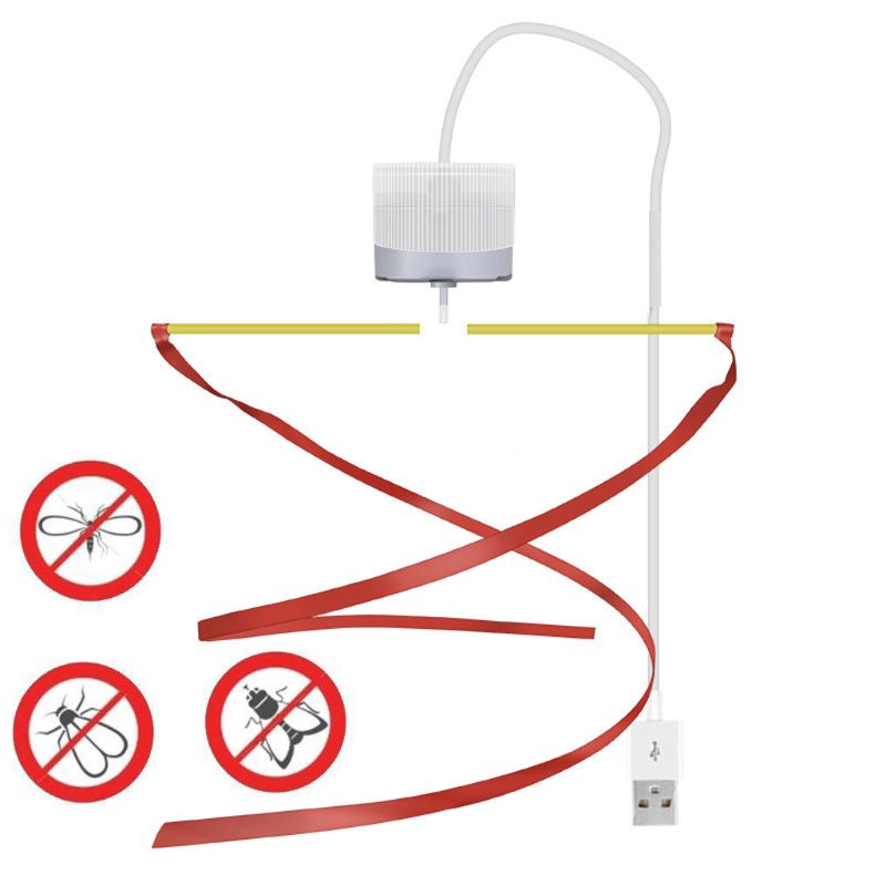 Tầm nhìn Phụ kiện đuổi ruồi đa chức năng Quạt USB cho cửa hàng nhà bếp