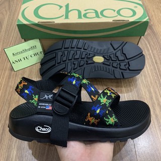 Dép Sandal Nam Chaco Giày Xăng Đan Chaco Thổ Cẩm Mã D189