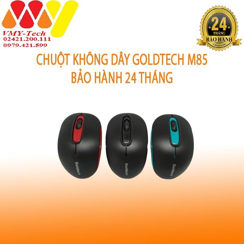 [Free ship] Chuột không dây Goldtech M85 bảo hành 24 tháng | Shopee ...